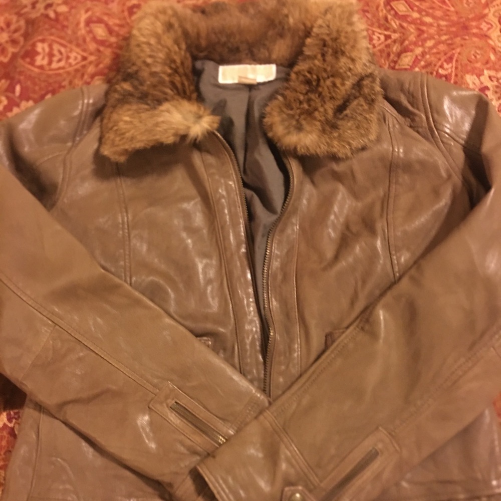 Women’s Michael Kors jacket with fur